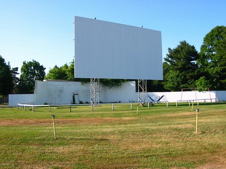 Sunset Auto Theatre - Screen And Playground - Photo From Water Winter Wonderland